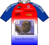 US Postal Service Cycling Team - Montgomery Bell 1996 shirt