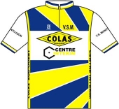 Colas Sud-Ouest - Centre Intérim - V.S. Montluçon 1990 shirt