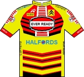 Ever Ready - Halfords 1990 shirt