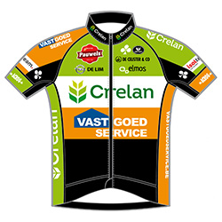 Crelan - Vastgoedservice Continental Team 2016 shirt