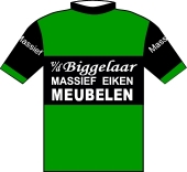 J. Van den Biggelaar Massief Eiken Meubelen 1980 shirt