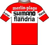 Merlin Plage - Shimano - Flandria 1974 shirt