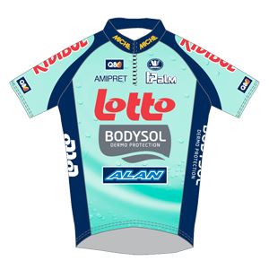 Lotto - Bodysol Pole Continental Wallon 2011 shirt